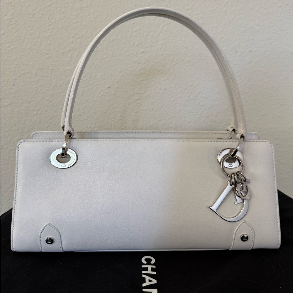 christian dior vintage east west shoulder bag.